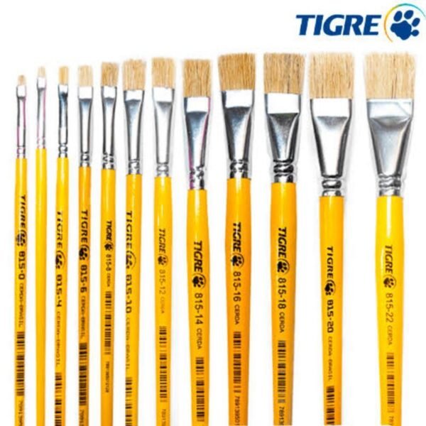 PINCEL PLANO TIGRE 815 DIFERENTES NUMEROS - Image 3