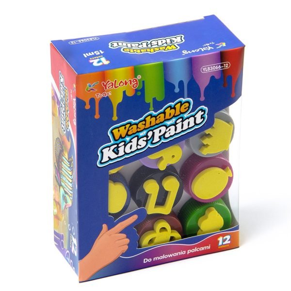 PINTURA INFANTIL LAVABLE 12 COL YL83066-12