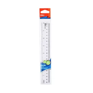 REGLA DELI 20 cm. SIZE TRANSP.