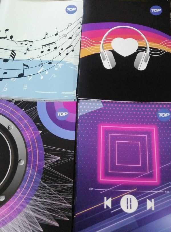 CUADERNO DE MUSICA T/CARTA PENTAGRAMA 8hjs.