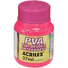 ACRILEX 03240/542 TINTA PVA ROSA OSCURO 37ML.