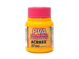 ACRILEX PVA ARTESANATO AMARELO OURO