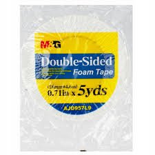 CINTA DOBLE CONTACTO 18mmX4.6m 5 YARDAS-MYG