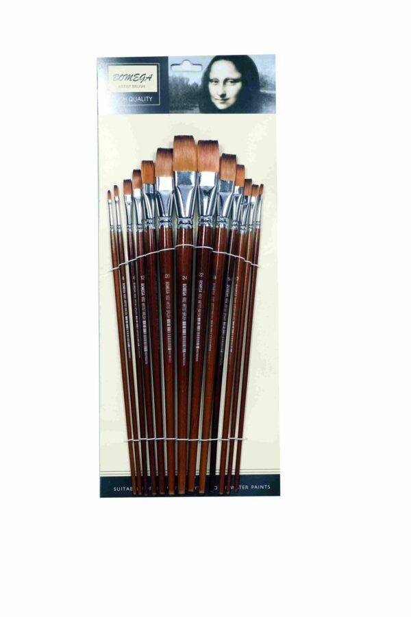 SET DE PINCELES PLANOS BOMEIJIA X13U. 6002 ARTIST BRUSH