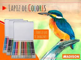 COLORES MADISON ACUAREABLE TRIANG. X24u. C/TAP. METAL.