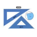 SET DE ESCUADRAS 30cm. N902 45 Y 60 Gr.