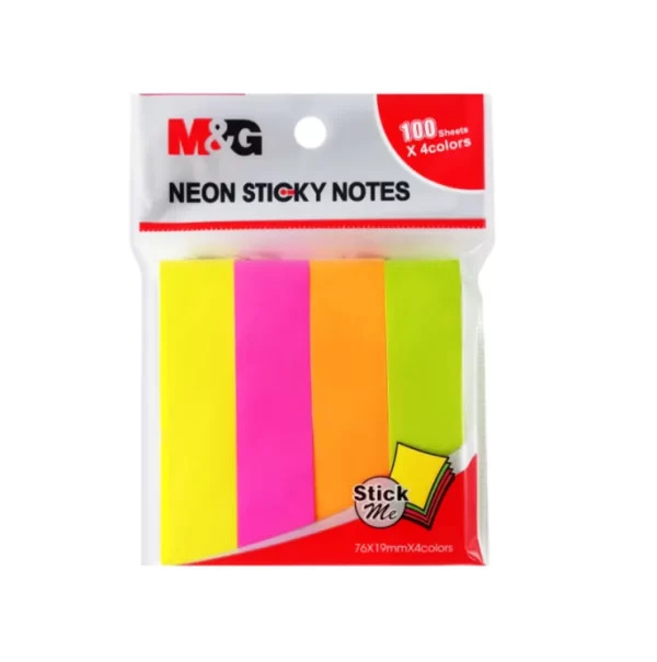 NOTAS ADHESIVAS 100HOJAS X 4 COLORES MYG