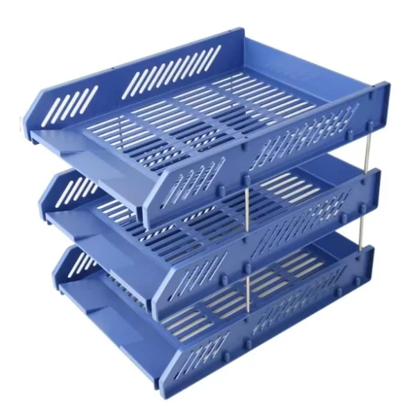 PORTA PAPELERO DE PLASTICO 3 NIVELES