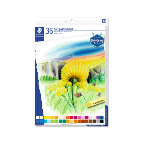 TIZAS EN PASTEL SUAVE X36 COLORES STAEDTLER