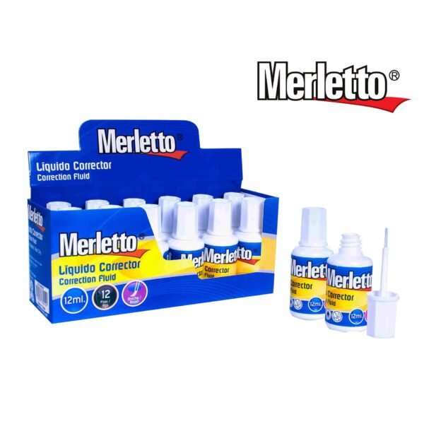 CORRECTOR LIQUIDO AMBAR  12 ML MERLETTO
