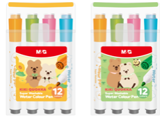 MARCADORES DE COLORES Y SELLOS KIKI QUOKKA X12 COLORES