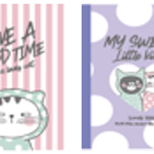 CUADERNO SO MANY CATS A5 RAYADO - 40 HOJAS