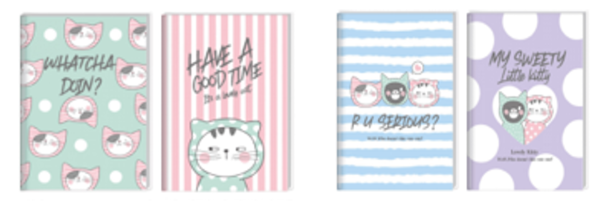 CUADERNO RAYADO B5 SO MANY CATS