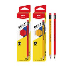 CAJA LAPIZ DAILY SUPER DARK HB CON BORRADOR X12 PIEZAS