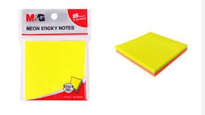 STICKS NOTAS MyG 100pg. 76x76 NEON