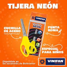 TIJERA ESCOLAR NEON VINIFAN