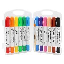 CRAYON EN GEL ACUARELABLE X12COLORES+PINCEL