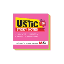 NOTAS ADHESIVAS USTIC 76X76MM