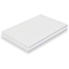 CARTON PLUMA BLANCO T/MEDIO PLIEGO DE 2mm.